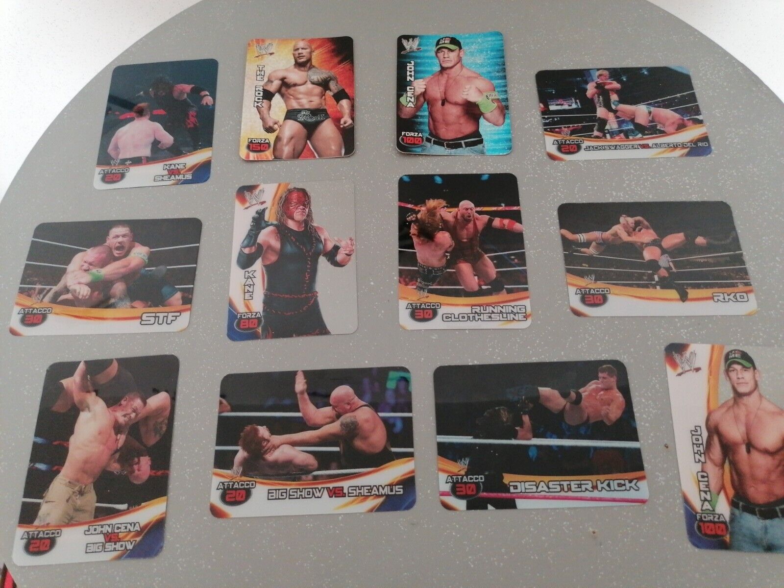 WWE - 2014 - Edibas Lamincards - 12 Cards (12PC) 