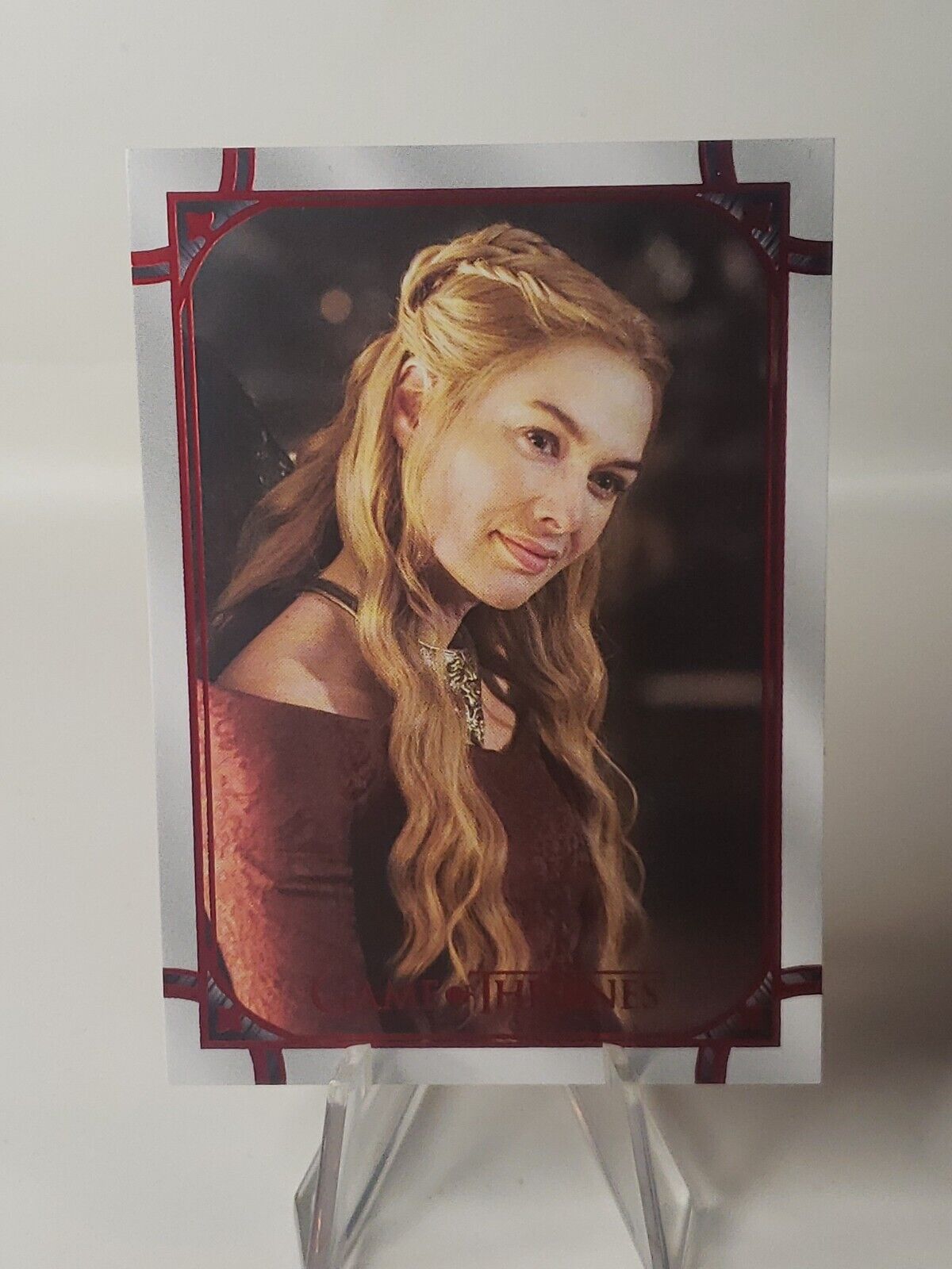2021 Game of Thrones Iron Anniversary S2 Red Parallel /50 Cersei Lannister SP
