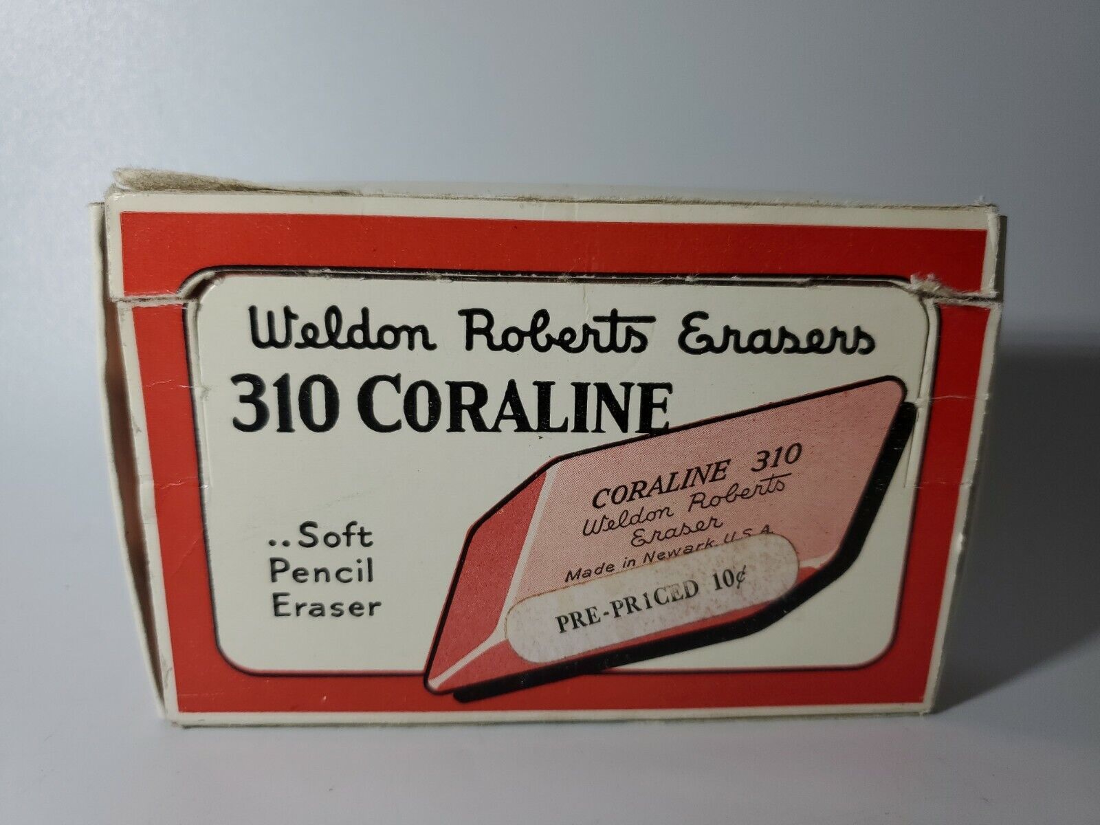 Vintage Weldon Roberts Eraser Set One Dozen Old Stock Item 