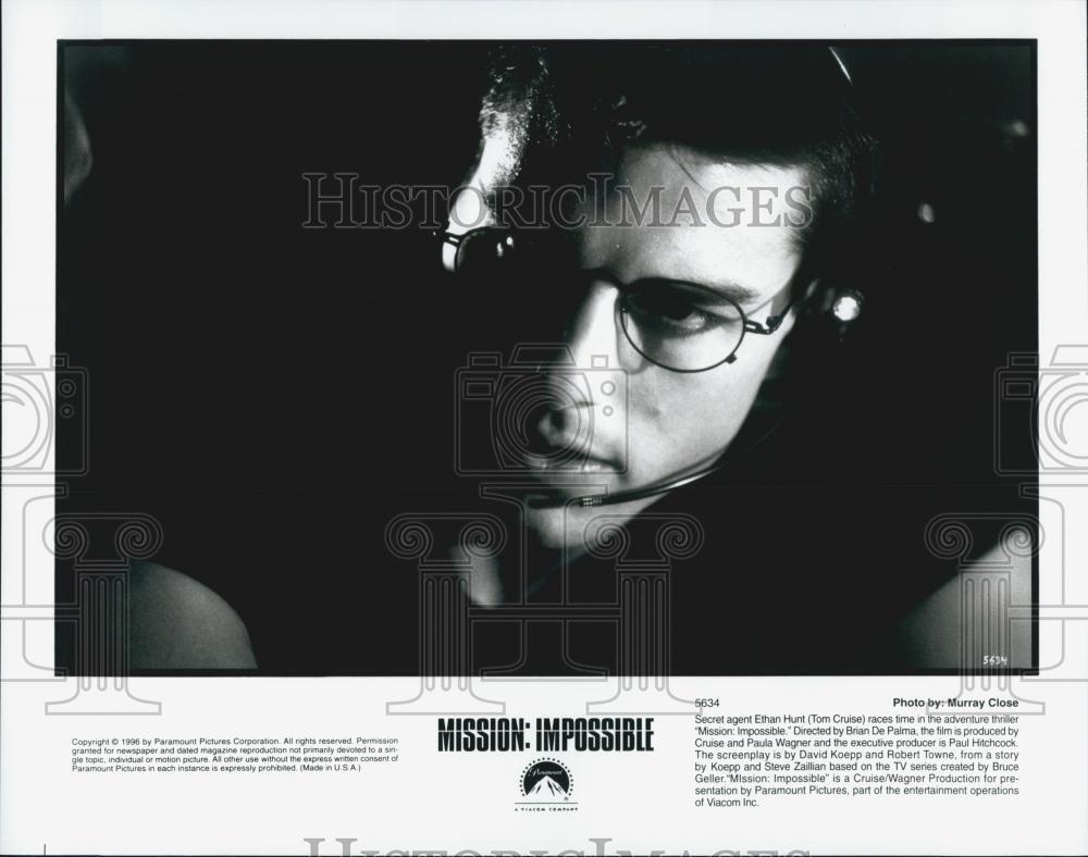 1996 Press Photo Tom Cruise as Ethan Hunt in \