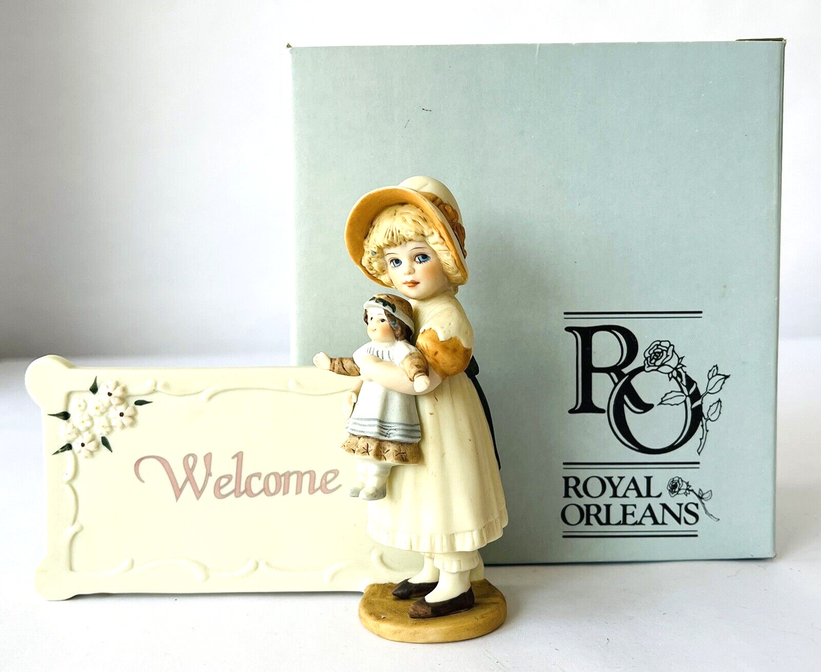 Jan Hagara Mandy Welcome Porcelain Figurine P22306 Ltd Ed Signed w/ Box 1987