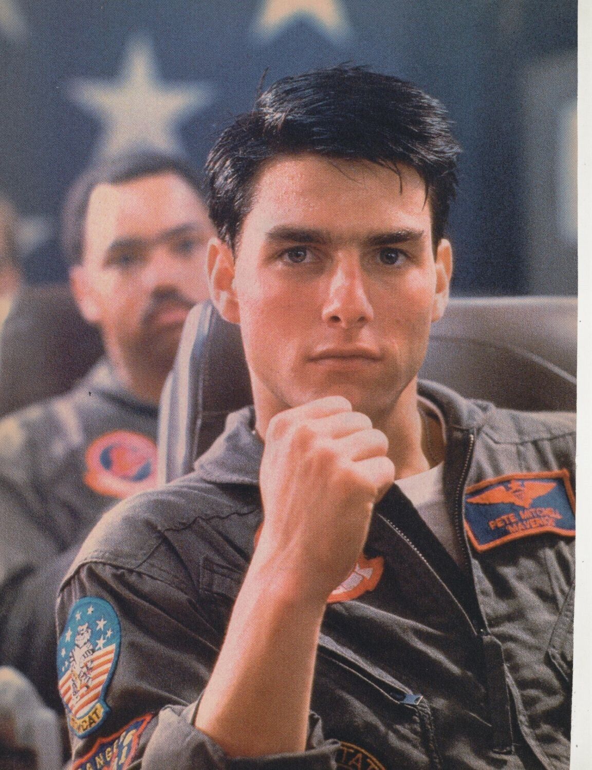 Tom Cruise Maverick pinup Top Gun picture Duran Duran portrait photo clippings