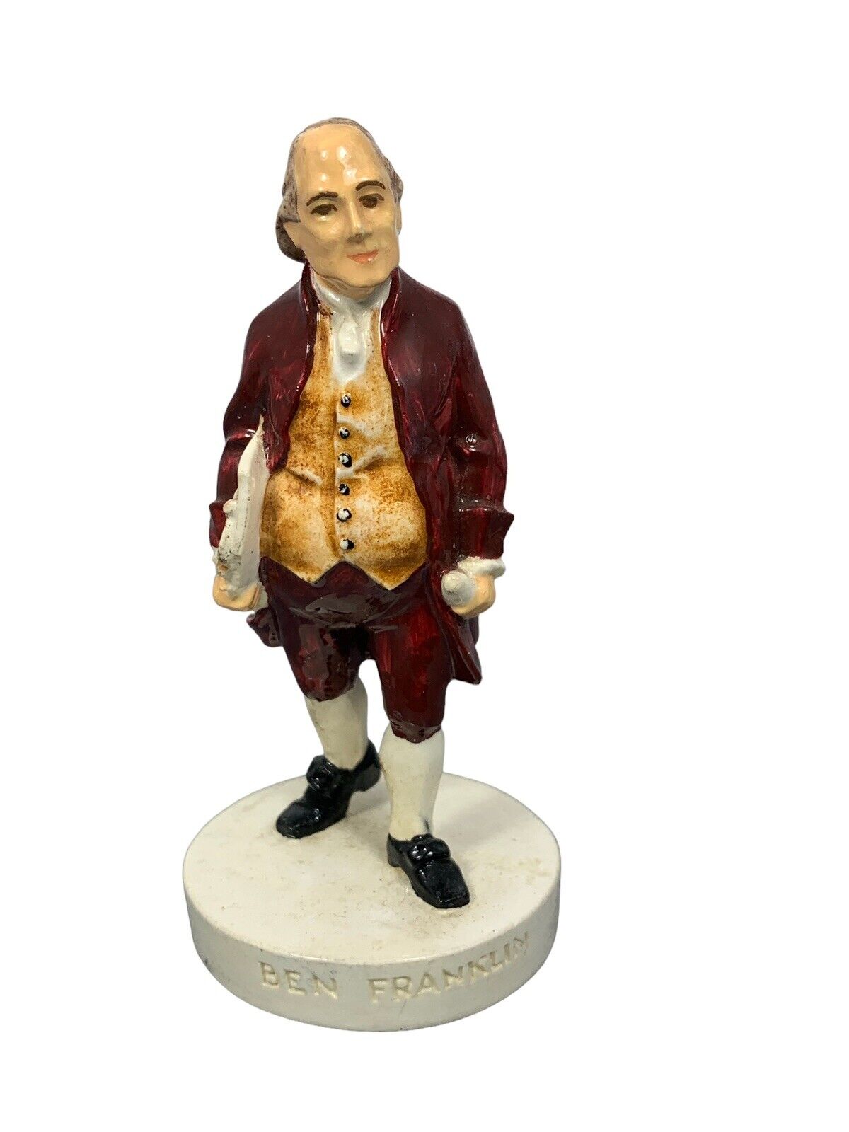 Ben Franklin Sebastian Miniature Figurines Vintage
