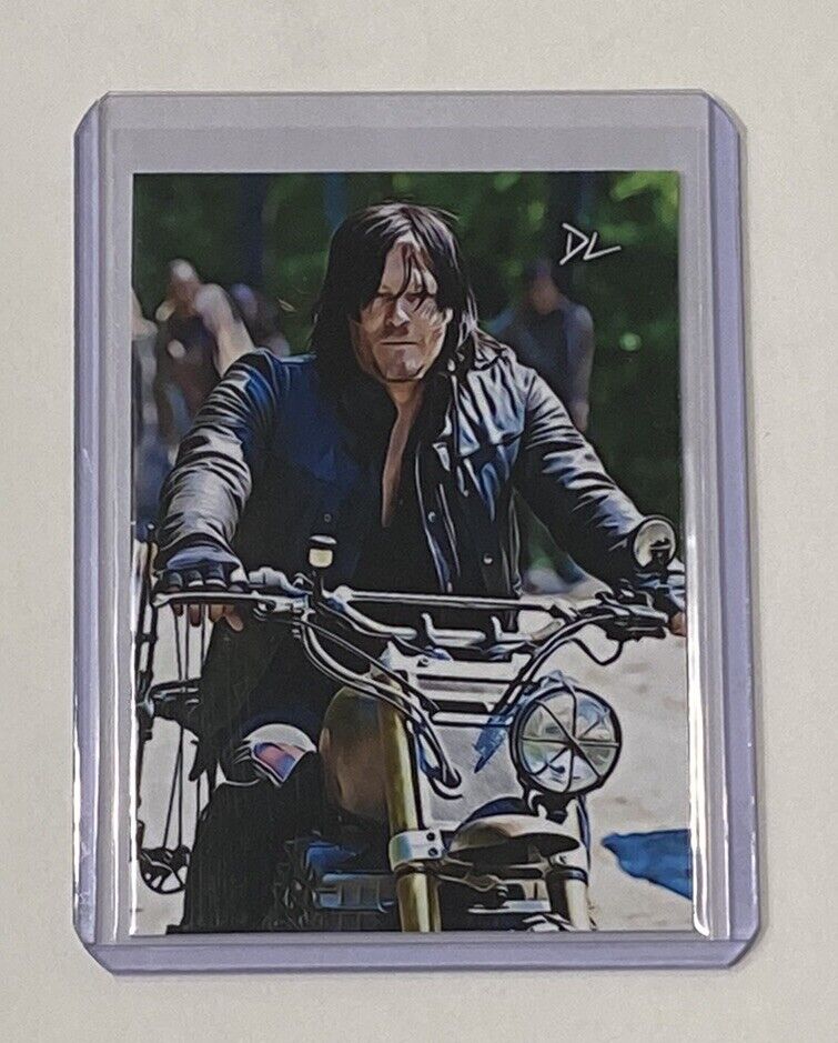 Daryl Dixon Limited Edition Artist Signed “The Walking Dead” Trading Card 2/10