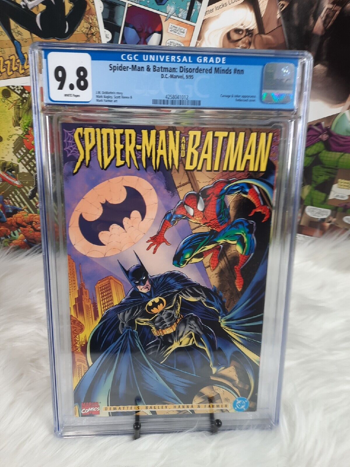 Rare Comic SPIDER-MAN & BATMAN: DISORDERED MINDS CGC 9.8 1995 Marvel Vs DC 🦇 🕷