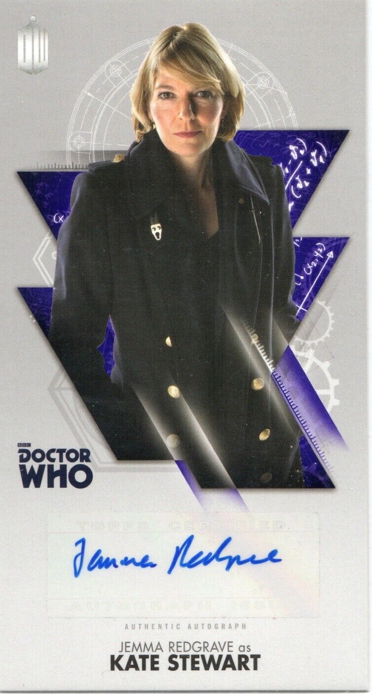 JEMMA REDGRAVE autograph trading card, 10TH DOCTOR ADVENTURES WIDEVISION
