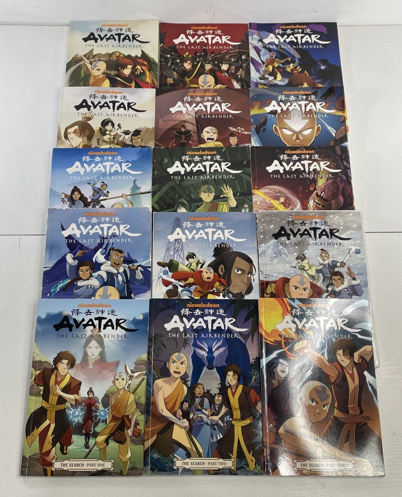 Lot of 15 Avatar The Last Airbender Graphic Novels - Softcover - Dark Horse