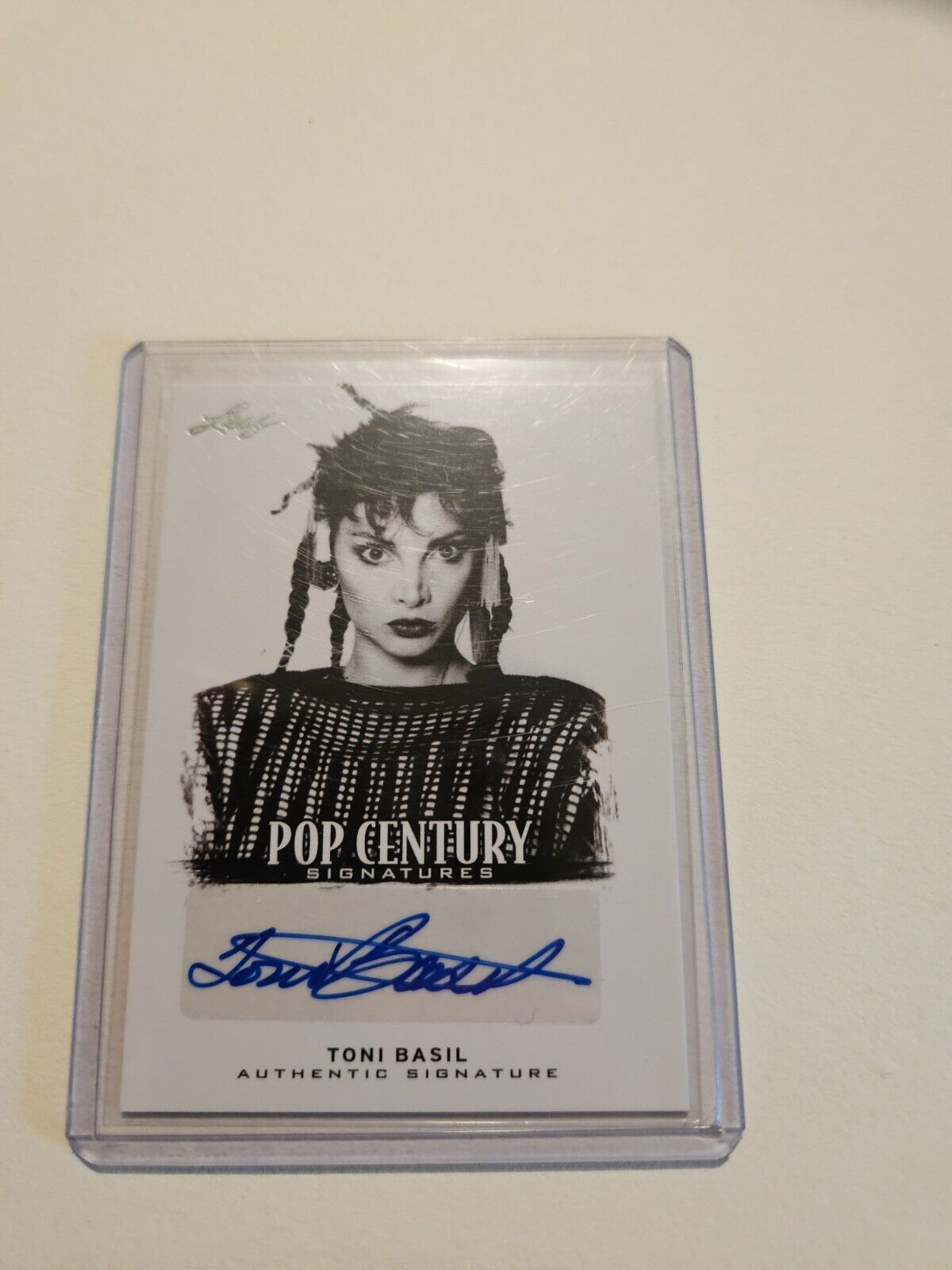 Leaf pop century Toni Basil autograph card