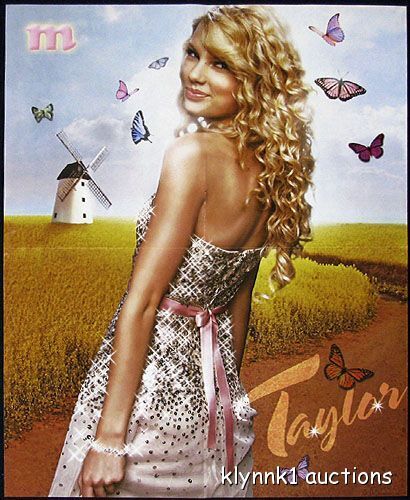 Taylor Swift 2 POSTERS Magazine Centerfolds Lot 2722A Zac Efron HSM on the back