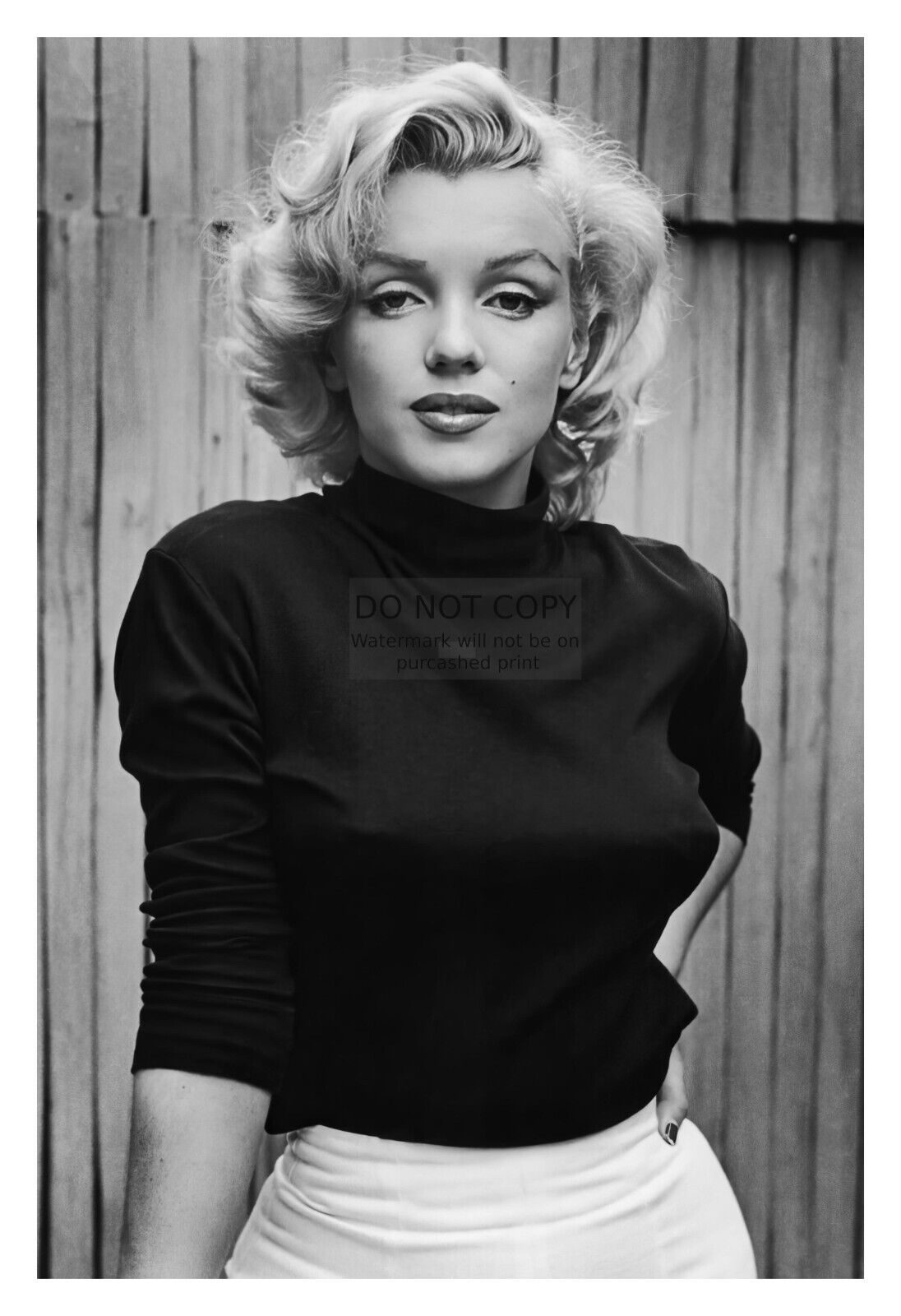 MARILYN MONROE IN BLACK TOP SEXY CELEBRITY MODEL ACTRESS 4X6 PHOTO
