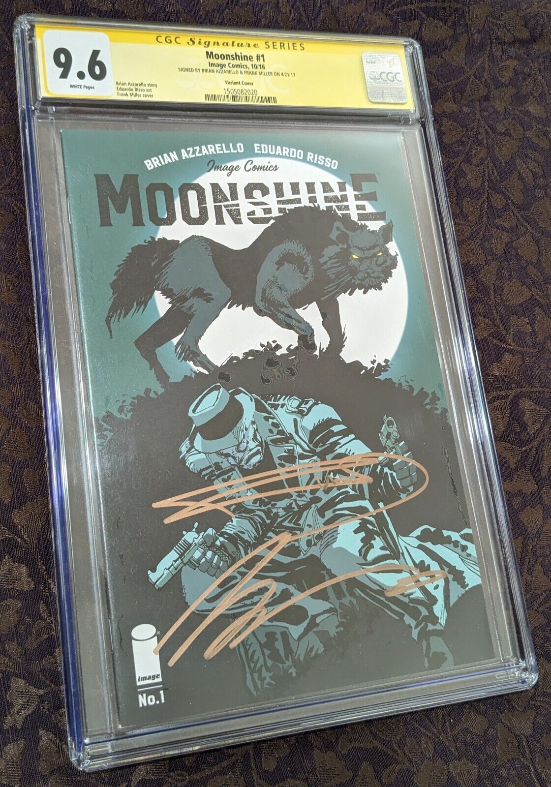 Moonshine #1 CGC 9.6 Signature Series - Signed By Frank Miller &Brian Azzarello