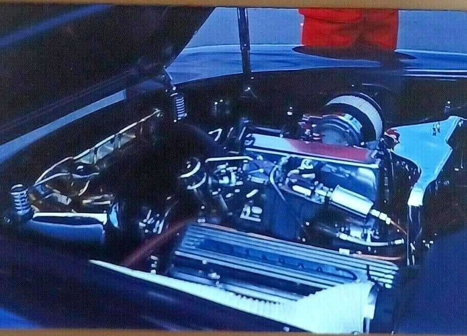 1970s Corvette Engine Under the Hood 35mm  Anscochrome Slide Car75