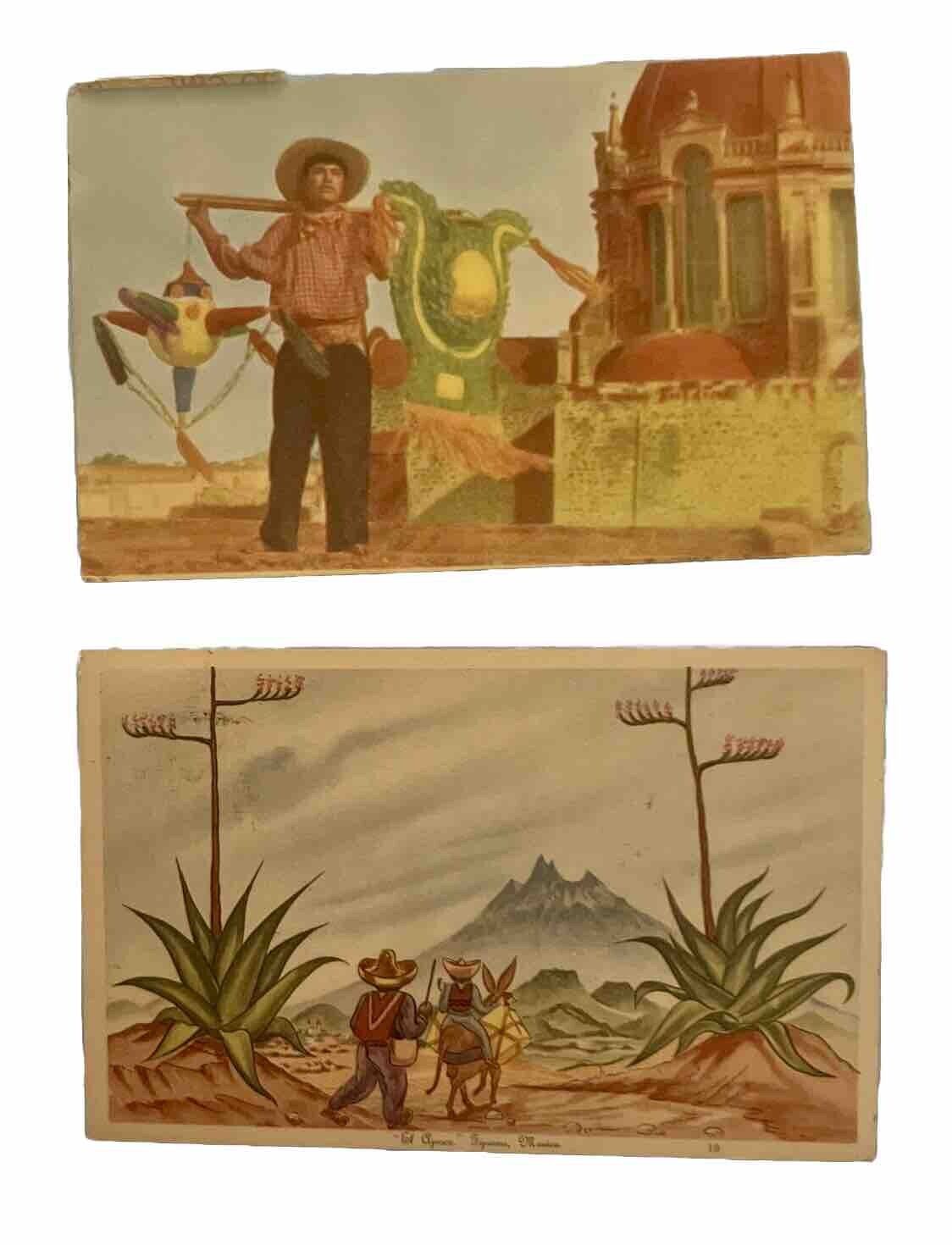 Vintage Tijuana Artist Postcards 