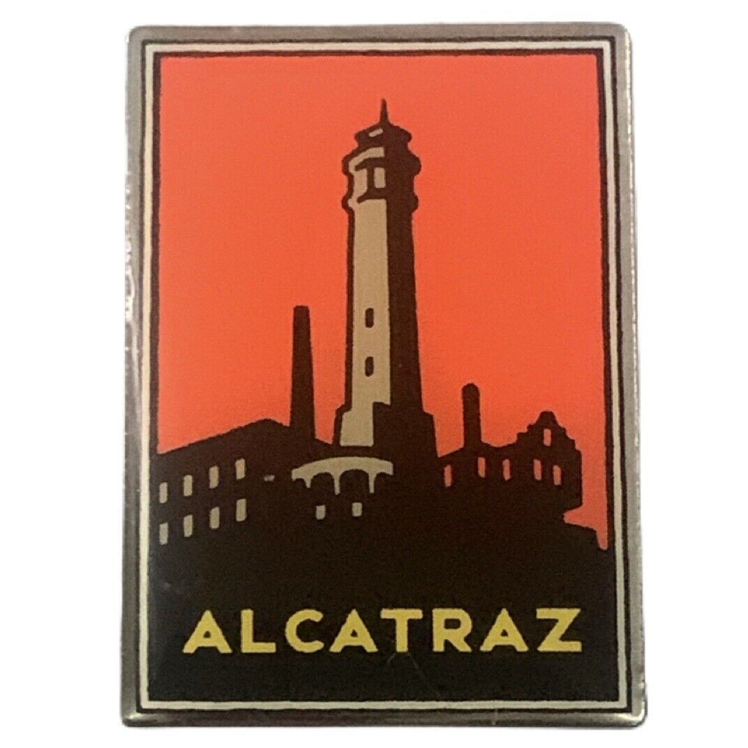 Alcatraz Island Prison Scenic Travel Souvenir Pin
