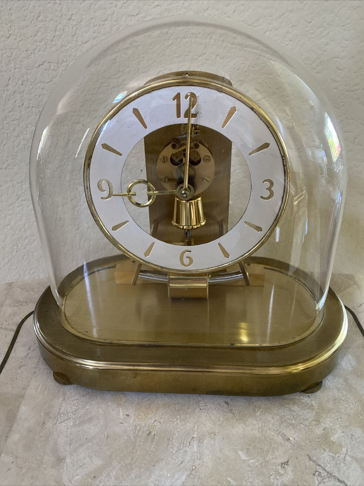 Vintage MCM Kundo Kieninger Obergfell German clock Mid Century Modern