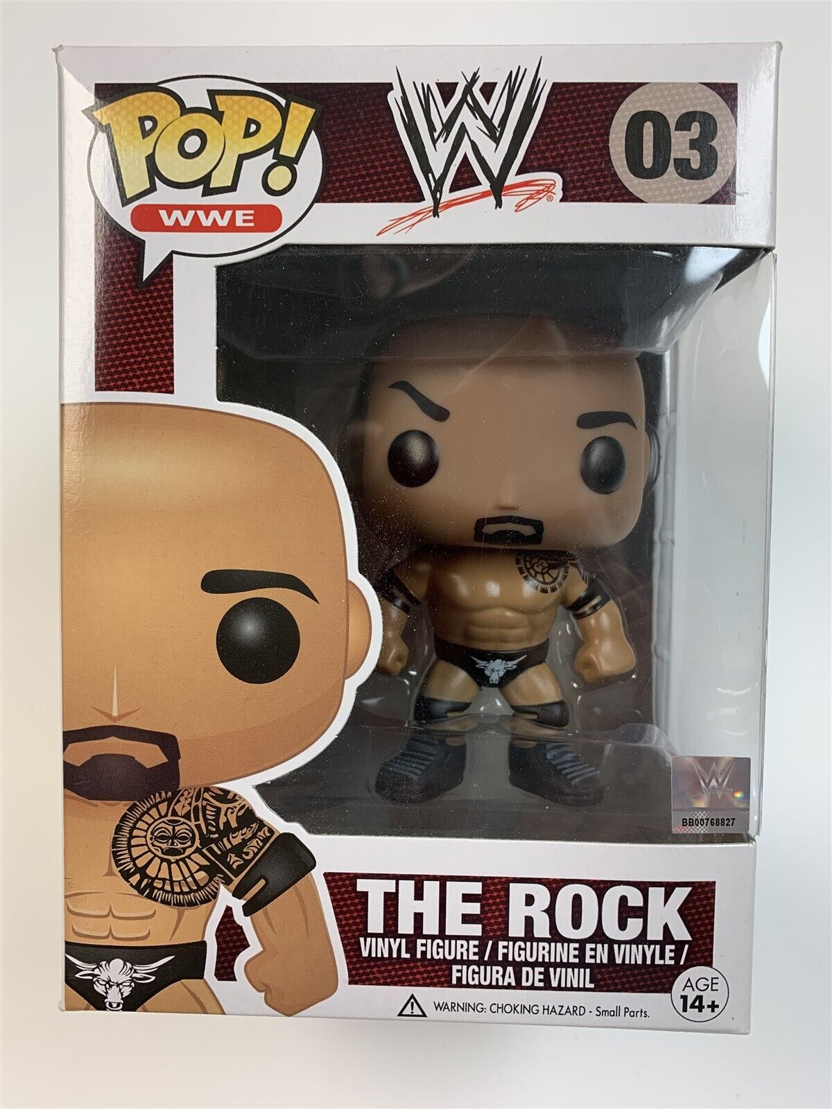 Funko Pop WWE: The Rock 03 Vaulted (Box Tear)