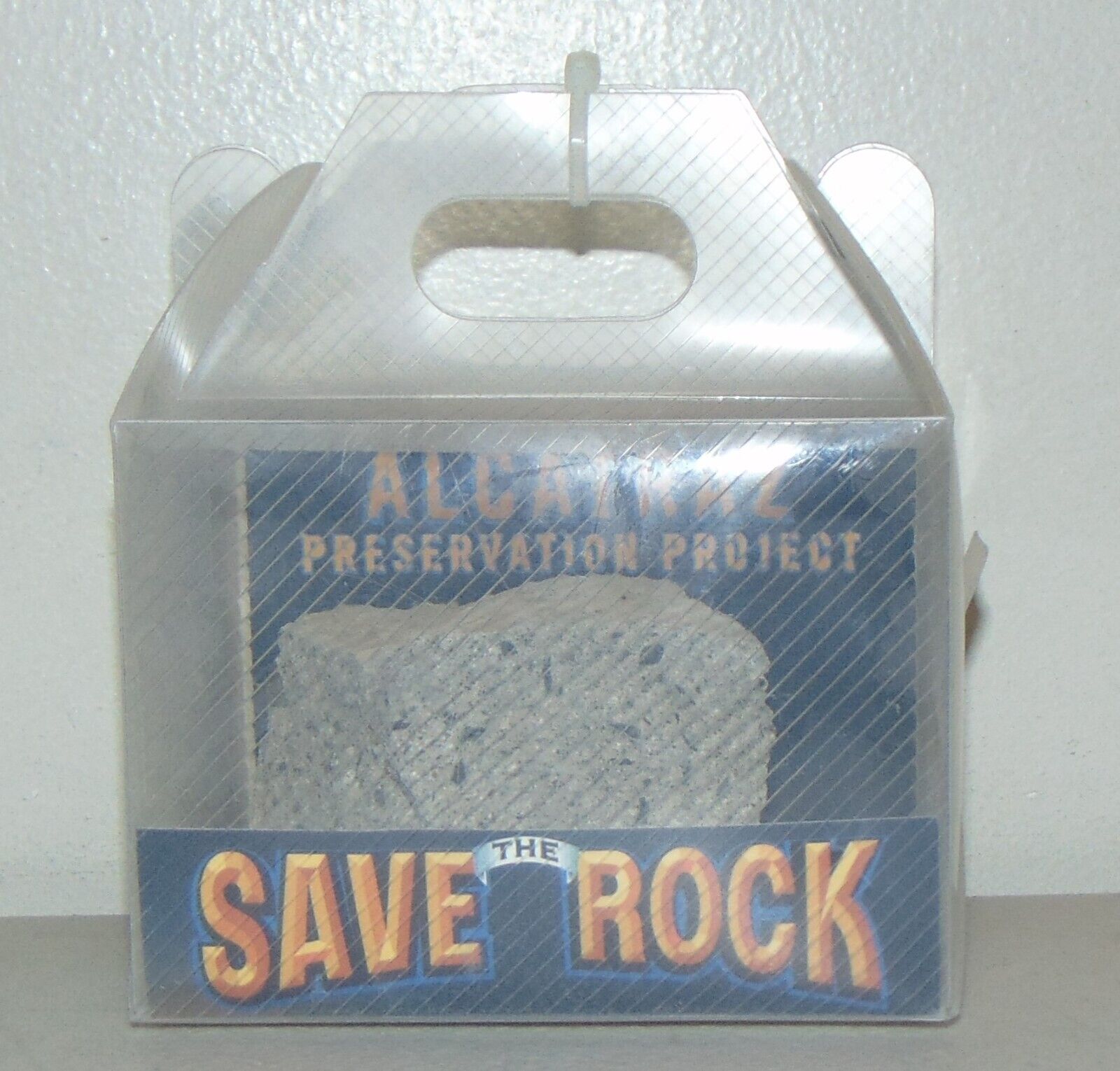 Genuine Alcatraz Save The Rock Piece of Alcatraz Souvenir Preservation Project