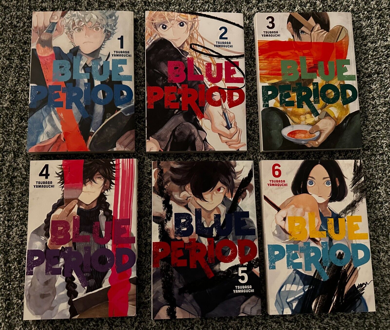 Blue Period Authentic Manga Volumes 1-13 English