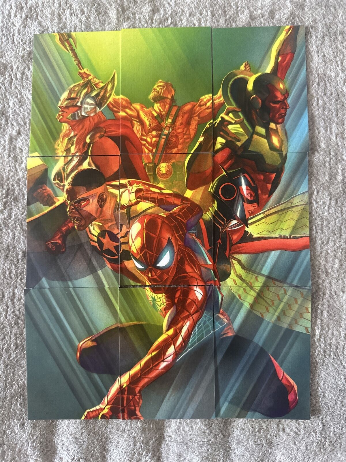 2024 Finding card Unicorn Marvel Universe puzzle set-9 Evolution Spider Man