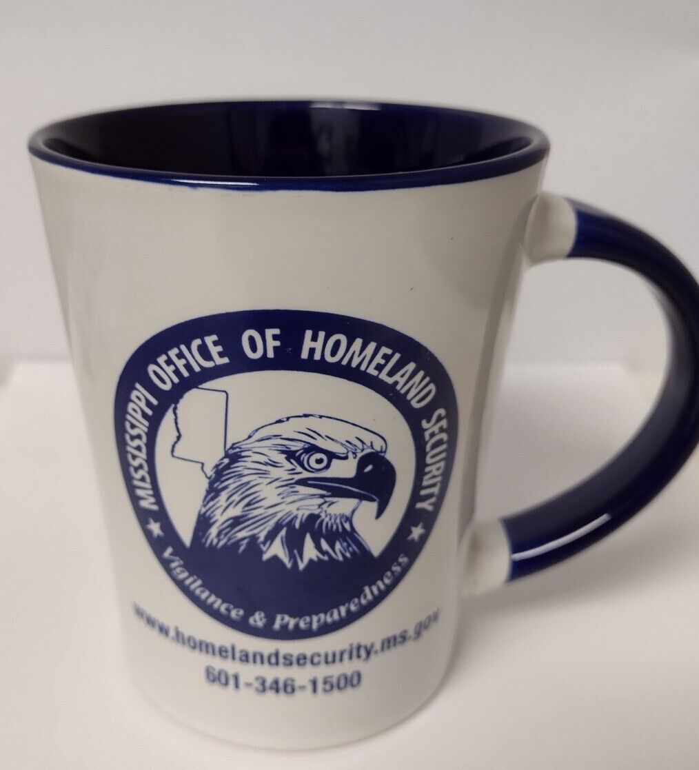 Mississippi Office of Homeland Security Coffee Cup Liquid Logic Mug Bald Eagle 