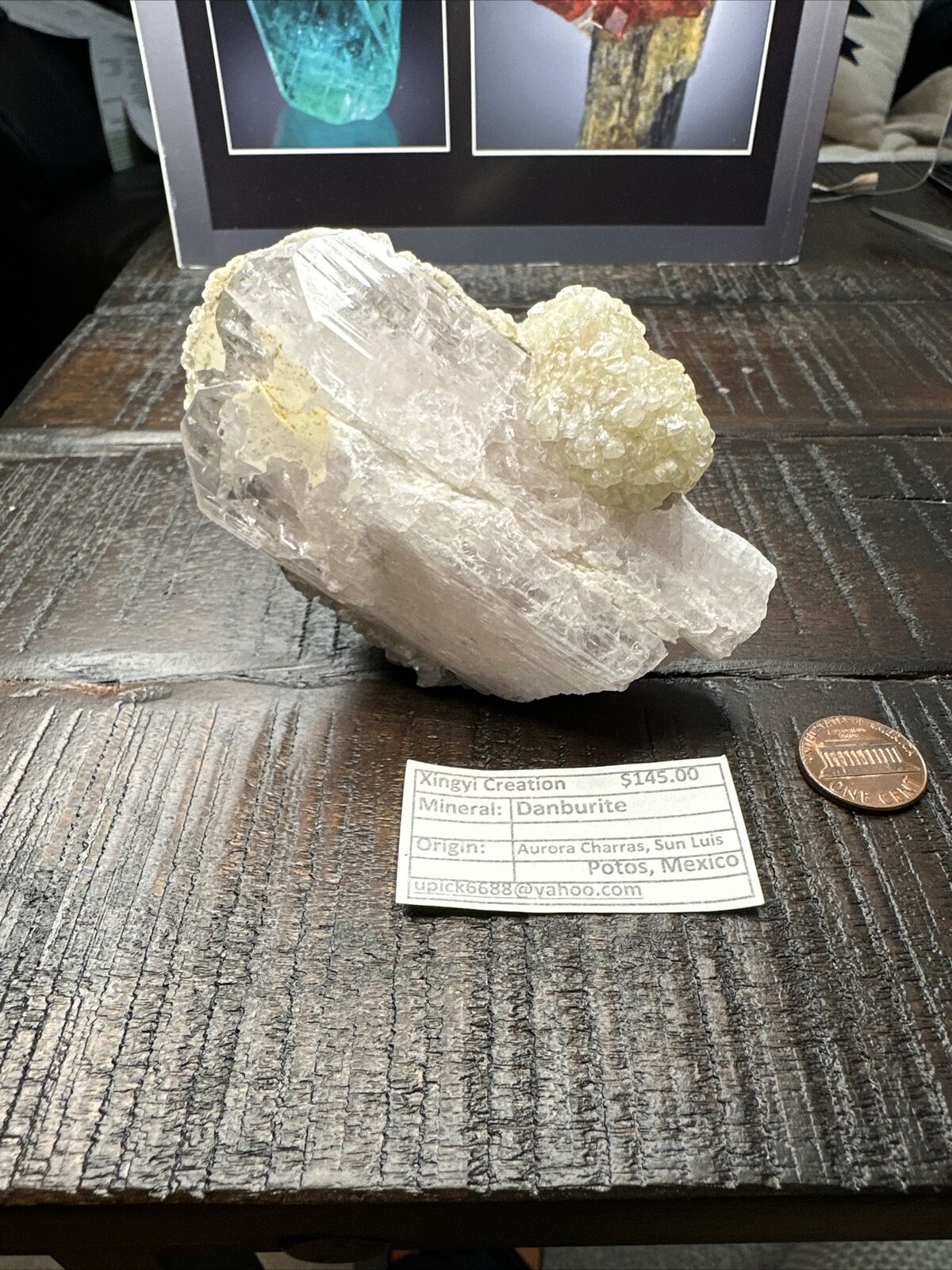 Danburite Crystal from Mexico, 9 oz. Display Mineral Specimen