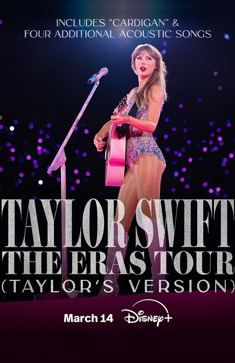 Taylor Swift Eras Tour Promo Poster Taylor\'s Version Reprint 2