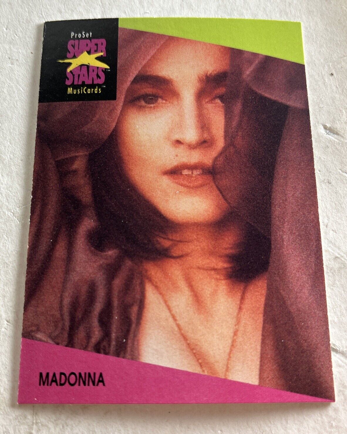 1991 Pro Set Super Stars Music Trading Card #68 Madonna