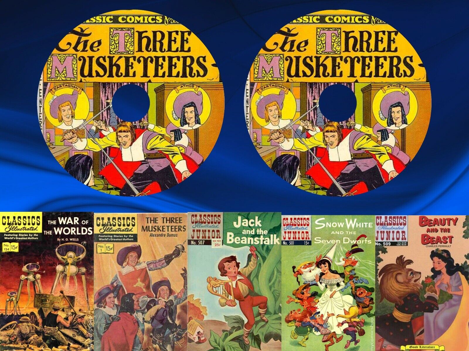 Classics Illustrated Comics & Classics Illustrated Junior 246 Issues on 2 DVDs