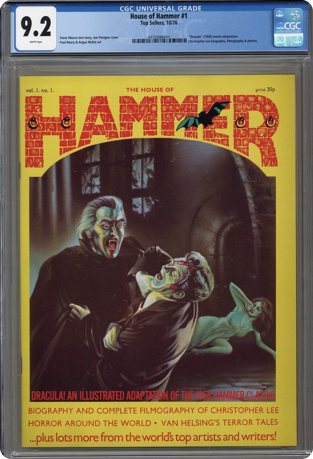 House of Hammer #1 CGC 9.2 1976 4272586001
