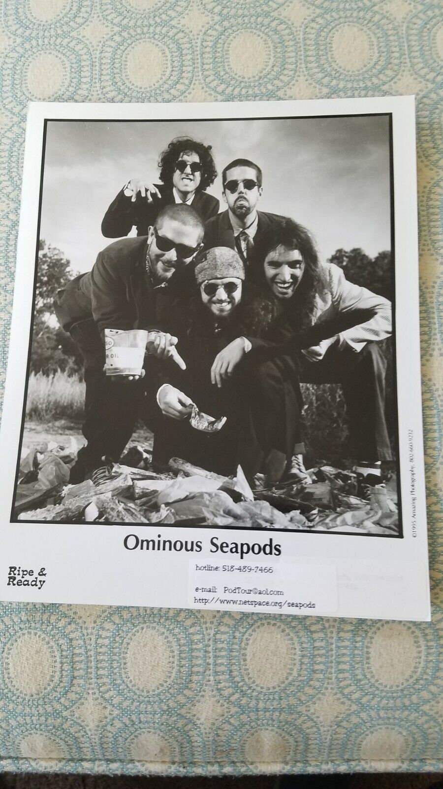 RC559 Band 8x10 Press Photo PROMO MEDIA  OMINOUS SOUNDS, RIPE AND READY