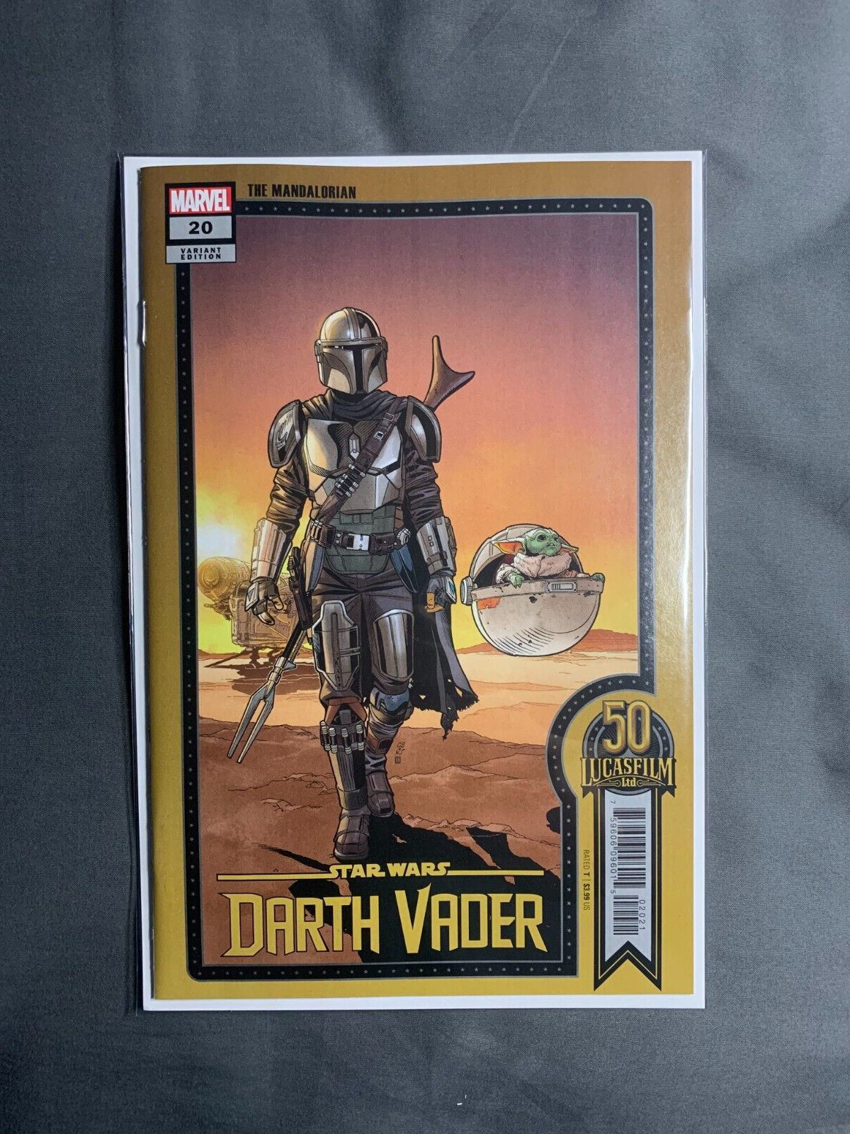 STAR WARS DARTH VADER 20 SPROUSE 50TH VARIANT 2022 First Print Gemini NM