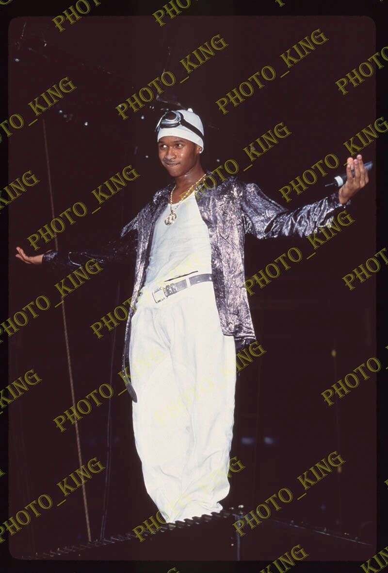 USHER PERFORMING LIVE PUFF DADDY TOUR 1997 MA ORIGINAL 35MM Color Slide MS29