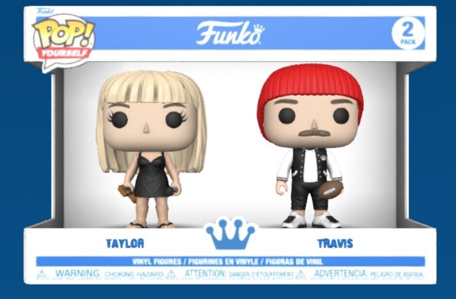 Taylor Swift And Travis Kelce Famous Couples Pop Series ❤️❤️❤️Funko Pop