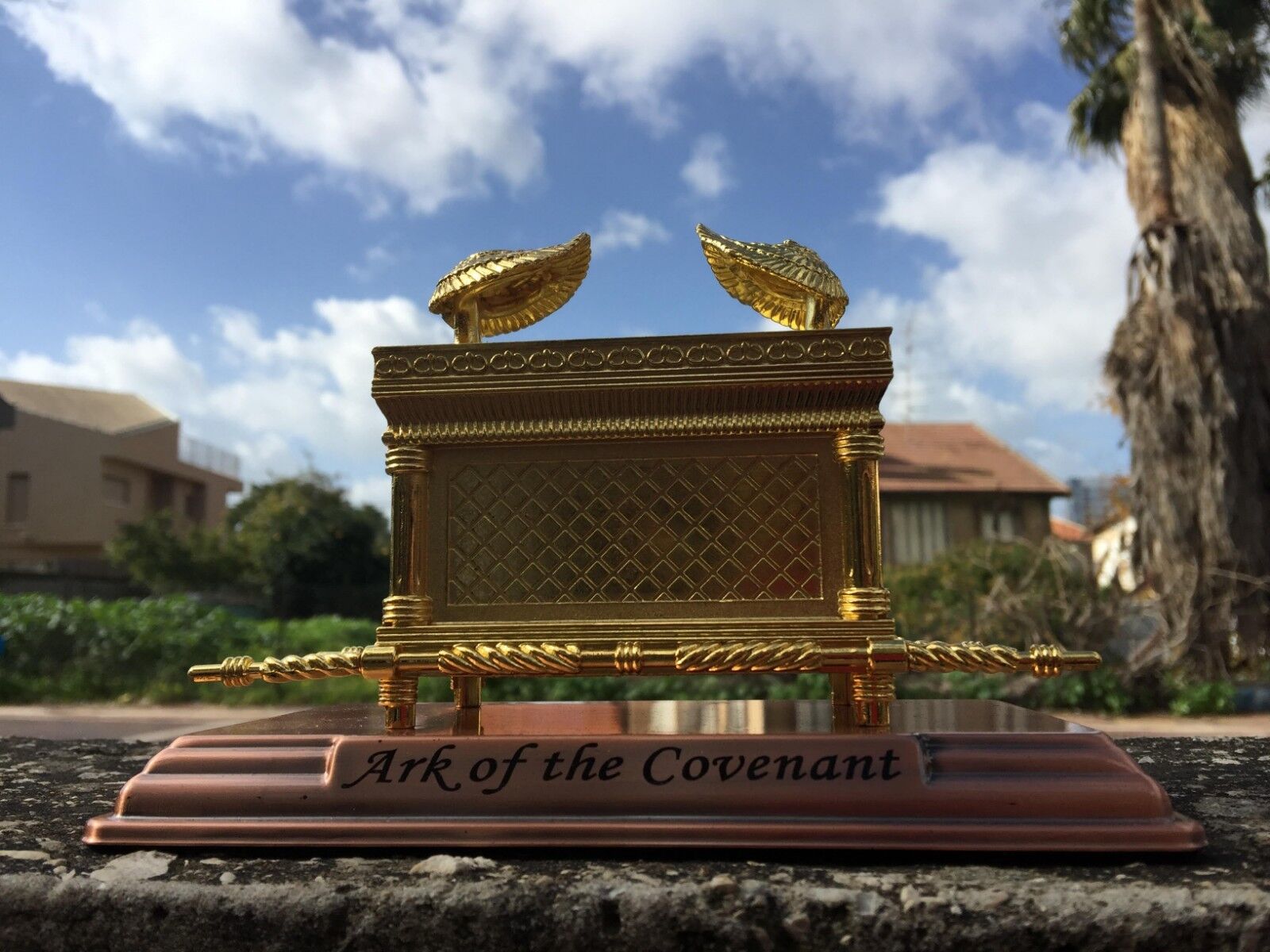 Ark of the Covenant Jerusalem Holy Land Israel Souvenir Gold Replica XL