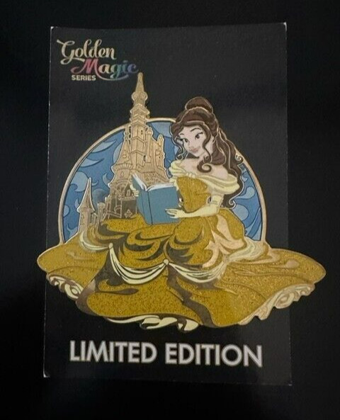 Disney Acme Archives Golden Magic Belle LE 300 Jumbo Beauty and the Beast Pin