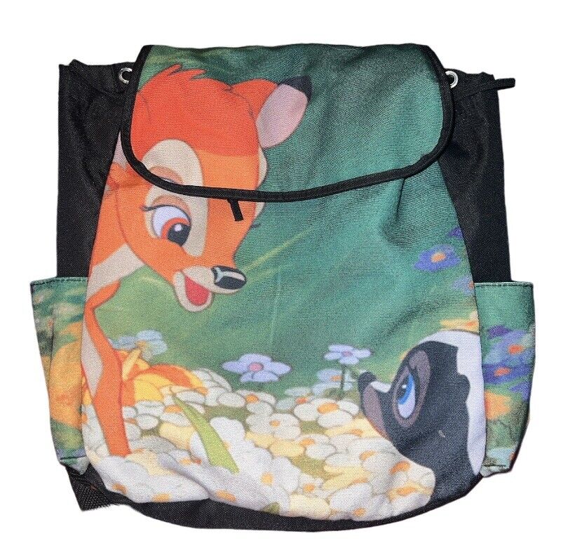 Rare Vintage Disney Loungefly Bambi Backpack Bookbag Purse Bag Tote EUC 