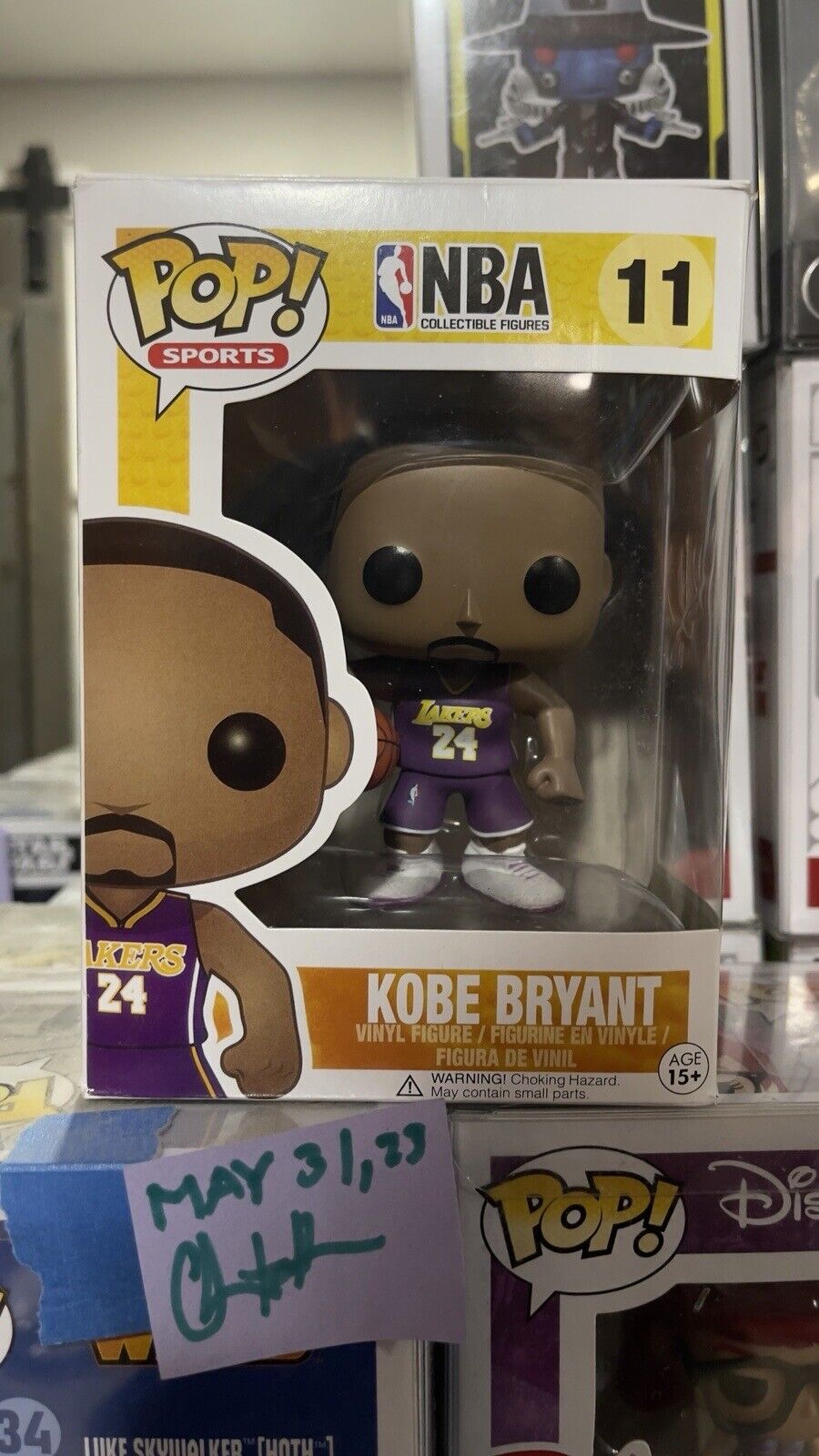 Funko Pop NBA Los Angeles Lakers Kobe Bryant #24 Purple Jersey