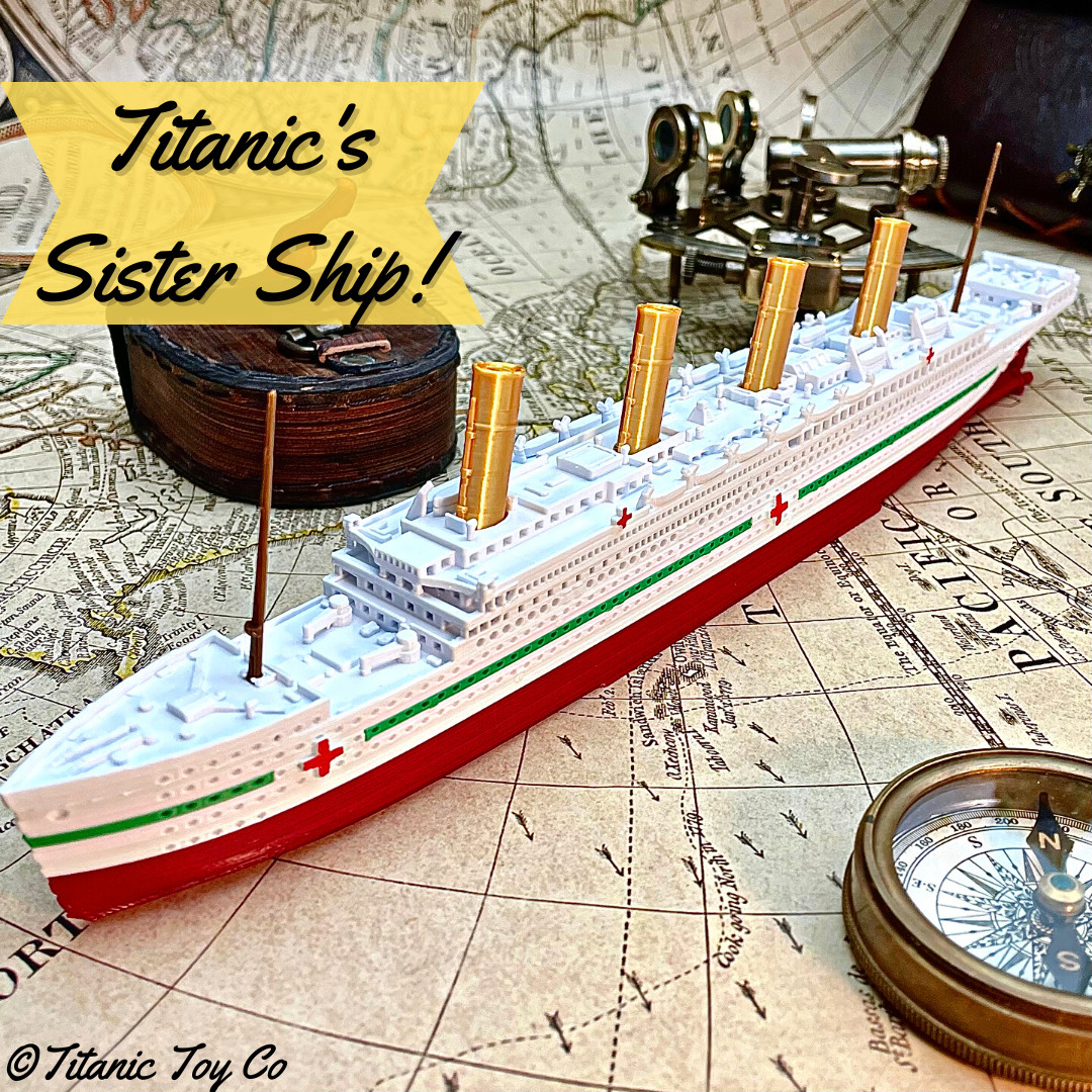 12” HMHS Britannic Model, Titanic Model, Titanic Toy For Kids, Britannic Lego