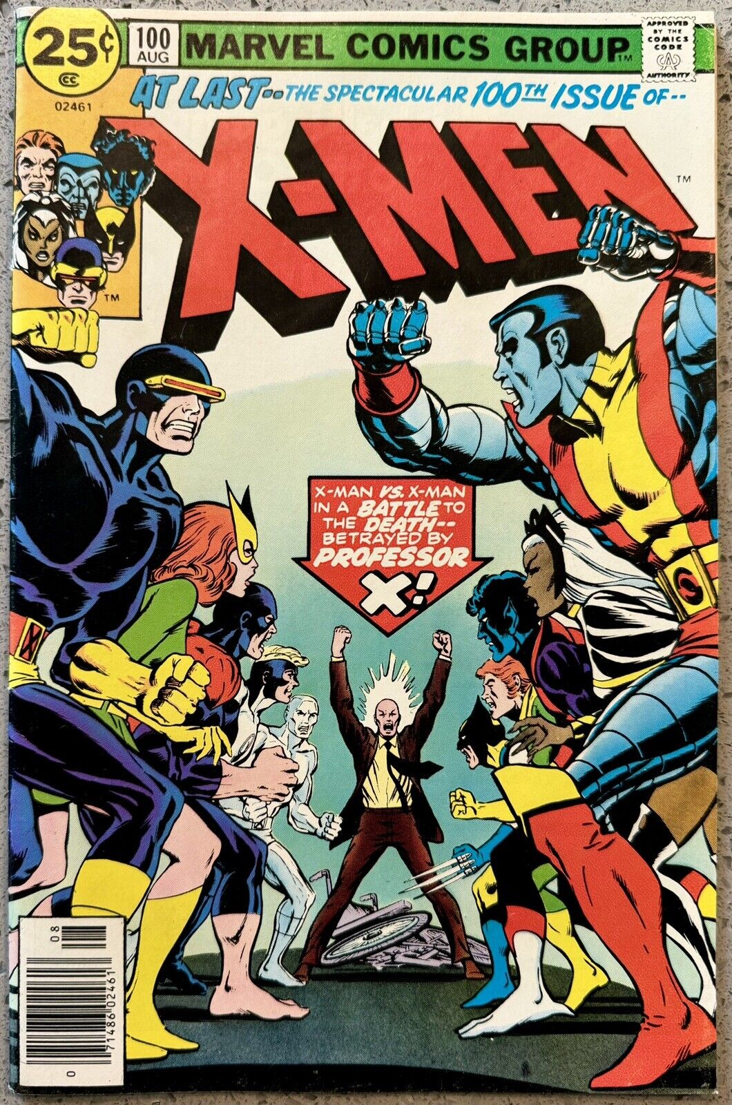 UNCANNY X-MEN #100 Newsstand ☄️ 1st Wolverine + Colossus \