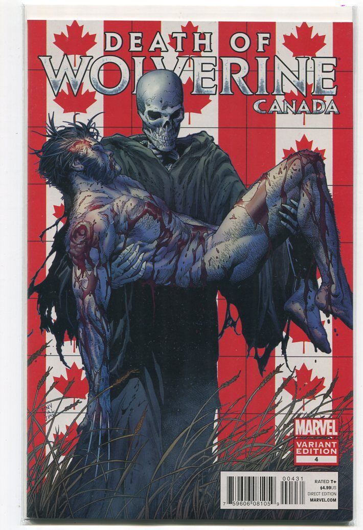 Death of Wolverine 4 NM Canadian Cover C Marvel Comics CBX1J