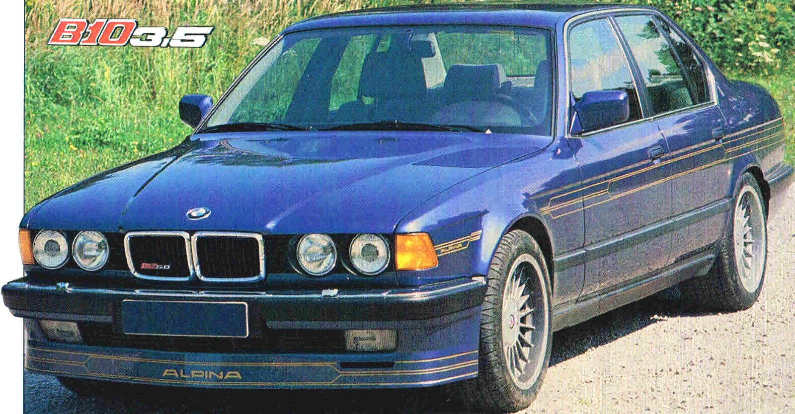 BMW ALPINA B10/B-10 SPEC SHEET/Brochure:1988,1989,1990,