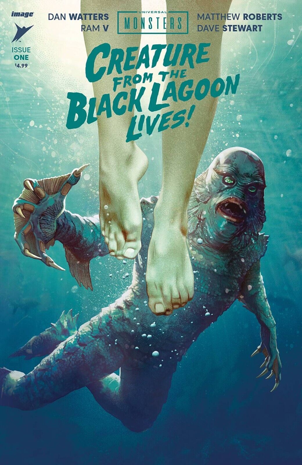 Creature from the Black Lagoon Lives #1  (Image Comics, 2024) - B Cover