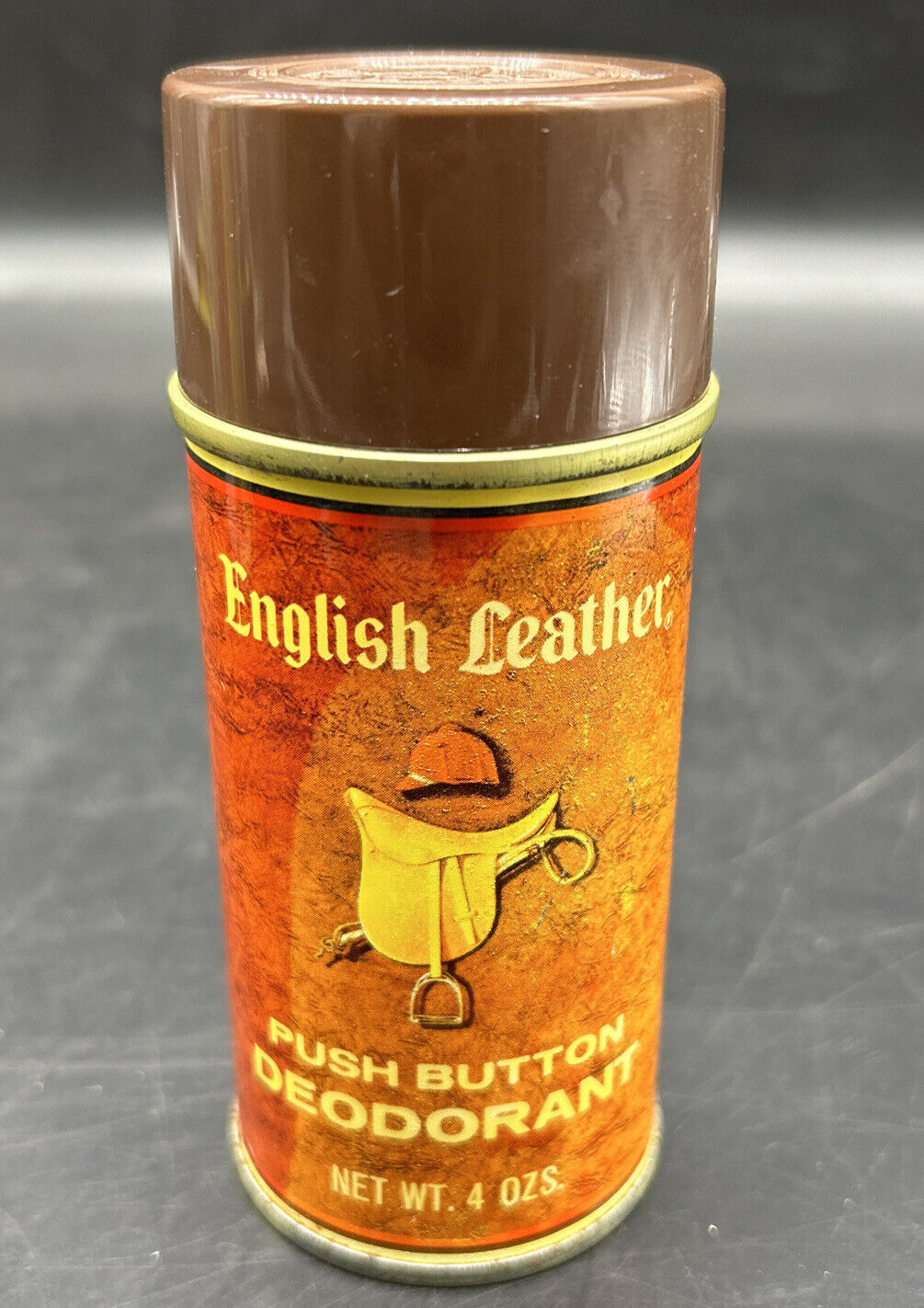 Vintage 1970s English Leather Push Button Deodorant NOS Full