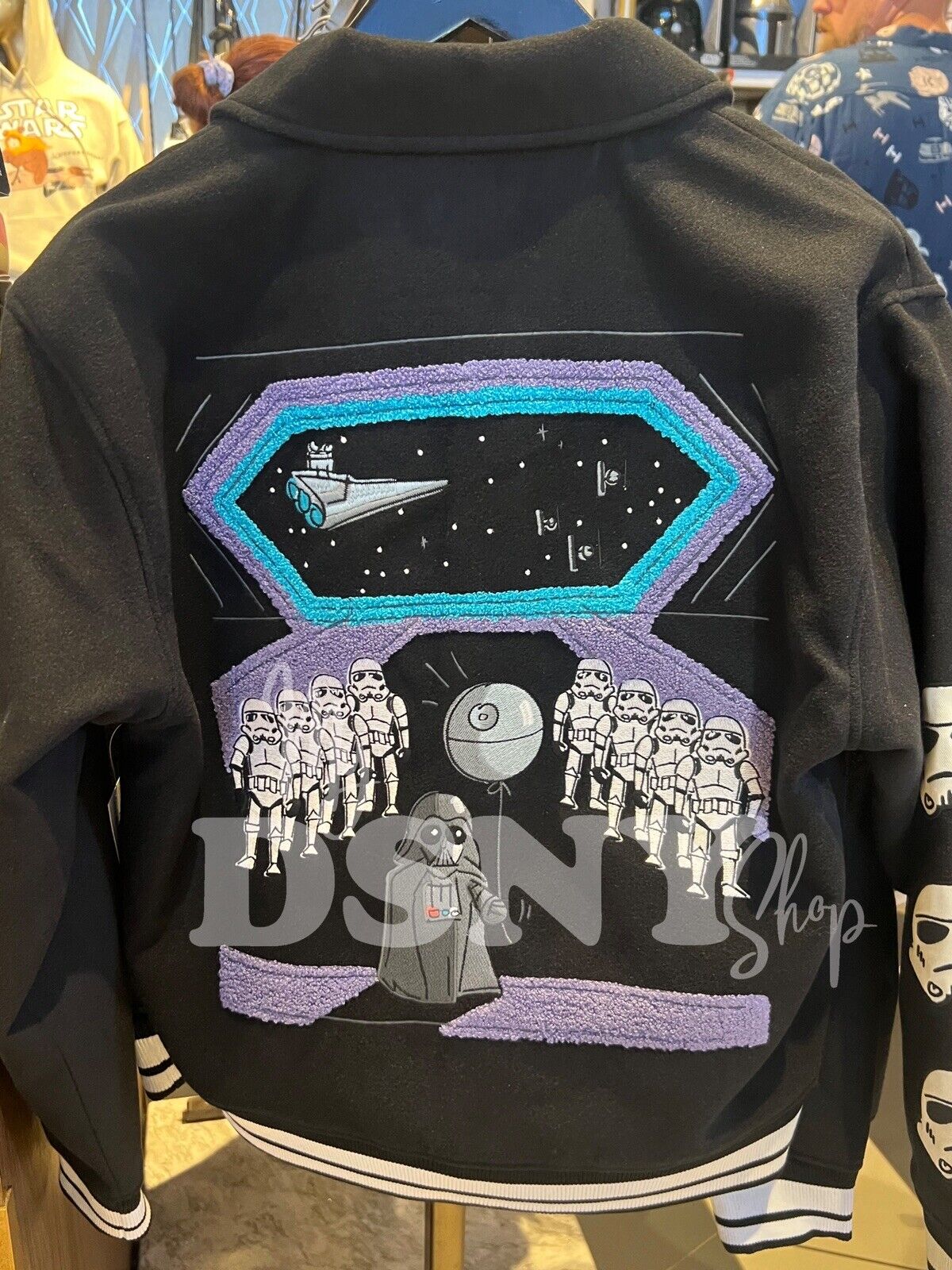 2024 Disney Star Wars Will Gay Embroidered Varsity Jacket Darth Vader Adult L