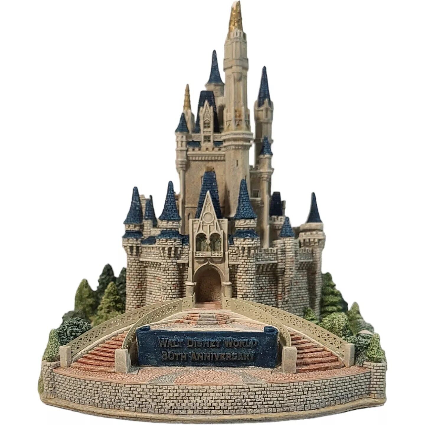 RARE Lilliput Lane Disney Cinderella Castle WDW 30th Anniversary Signed *READ*