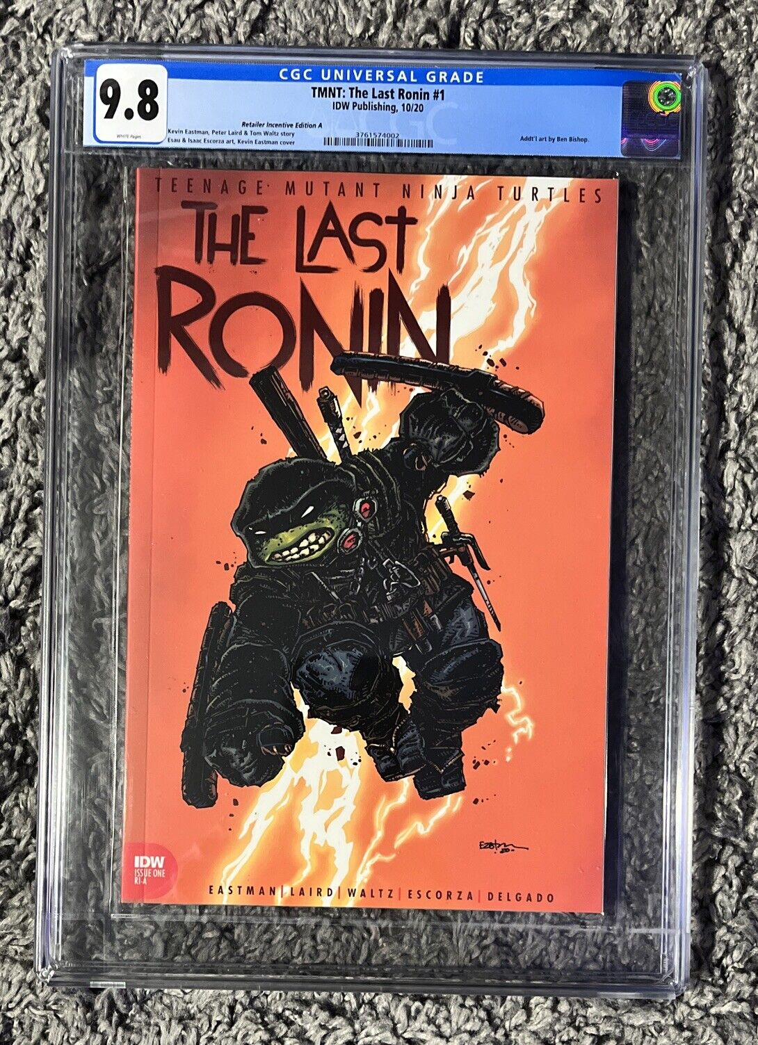 TMNT: The Last Ronin #1 CGC 9.8 (2020) Retailer Incentive A (1:10) Variant