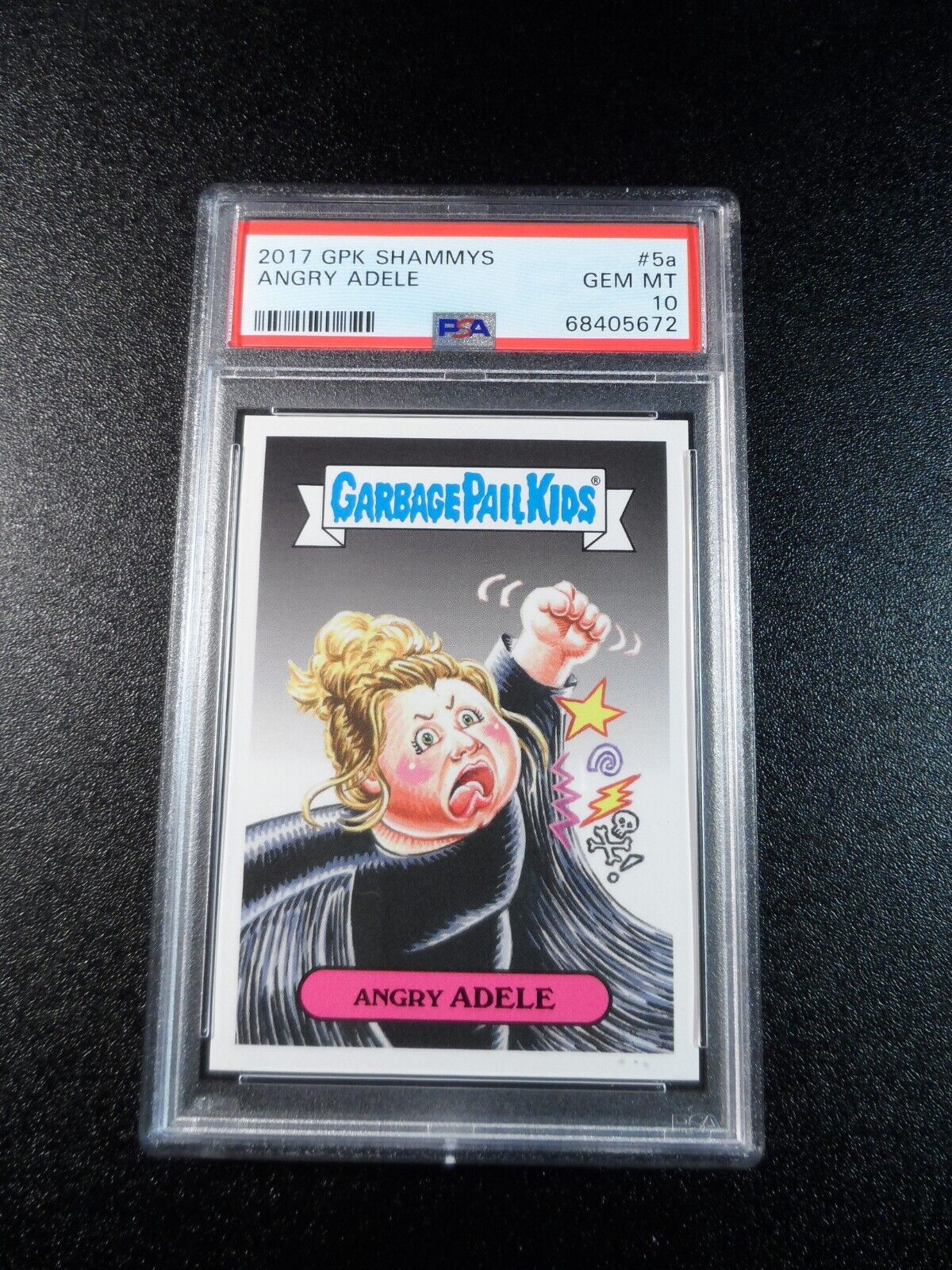 PSA 10 Angry Adele Spoof Hello Skyfall Garbage Pail Kids 2017 Shammy\'s Card