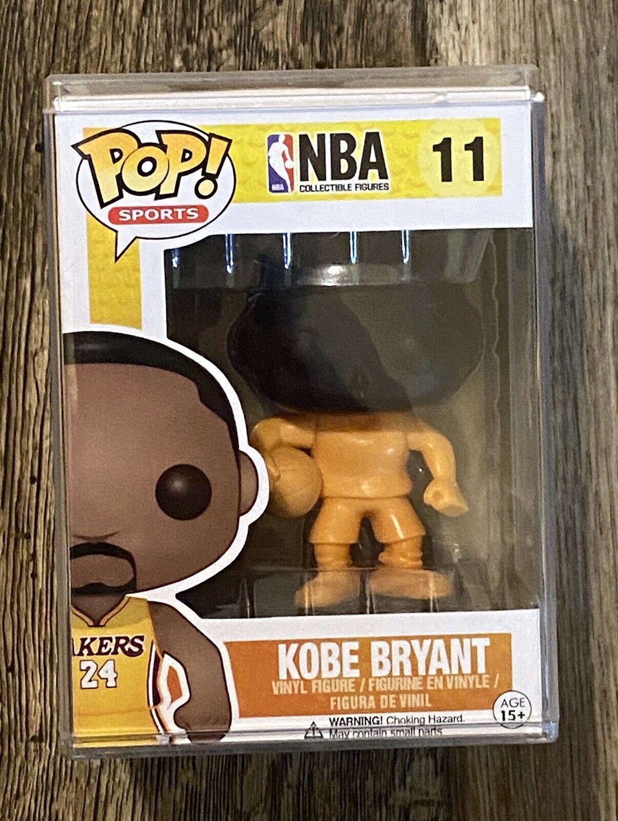 Rare 2016 Funko Pop NBA KOBE Bryant LA Lakers Prototype W Box & Case