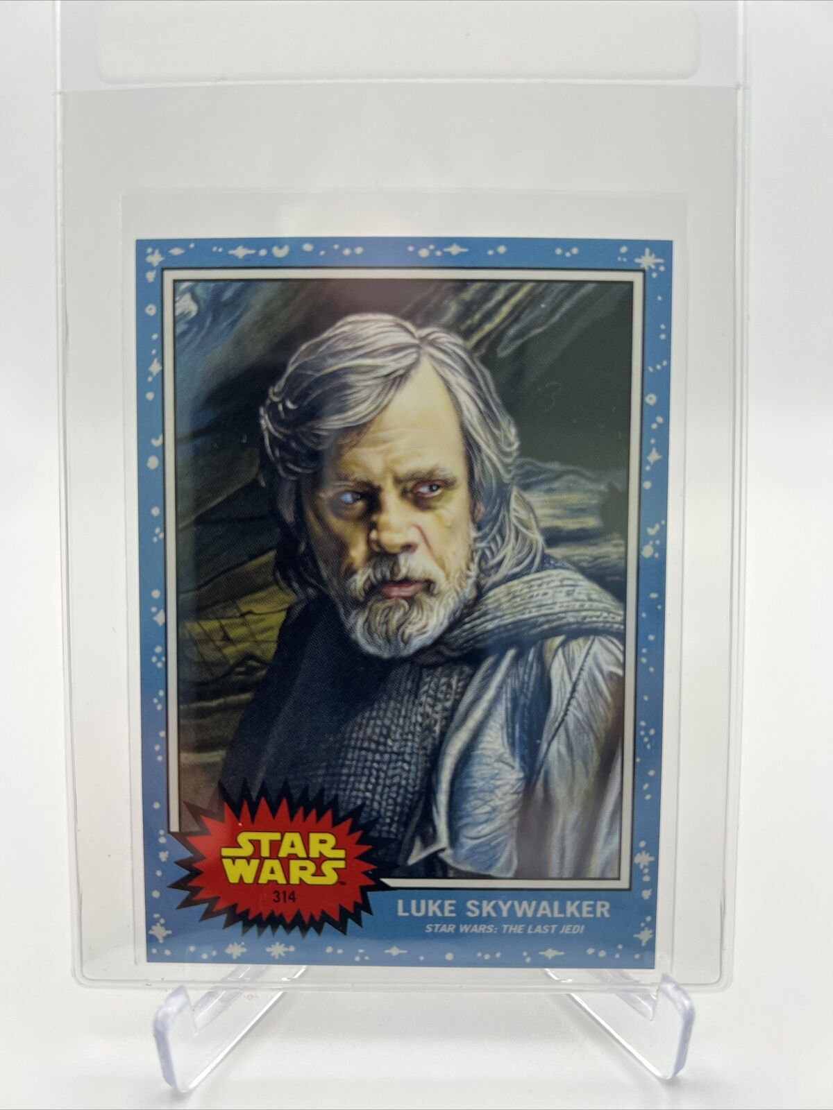 2022 Topps Star Wars Living Set Luke Skywalker Card #314 Mint 