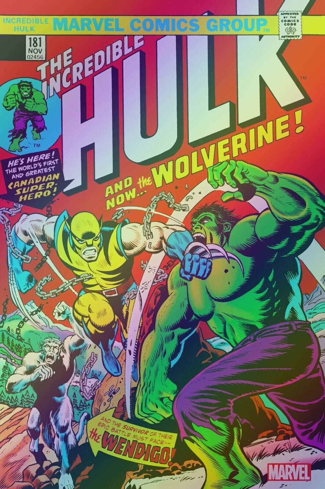 Incredible Hulk #181 Foil Var Facsimile Ed New Print Comic NM PRESALE 7/12/2023